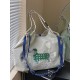 ball chain new dog towel embroidered shopping bag Fashionable and versatile single-shoulder crossbody tote bag women's bag