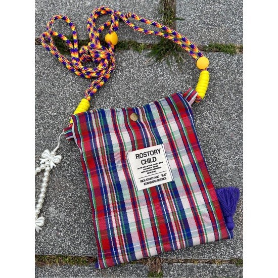 The 2025 summer new single-shoulder crossbody small square bag is a versatile color-blocking checkered tassel women's casual mobile phone bag The 2025 summer new single-shoulder crossbody small square bag is a versatile color-blocking checkered tassel women's casual mobile phone bag