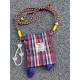 The 2025 summer new single-shoulder crossbody small square bag is a versatile color-blocking checkered tassel women's casual mobile phone bag The 2025 summer new single-shoulder crossbody small square bag is a versatile color-blocking checkered tassel women's casual mobile phone bag