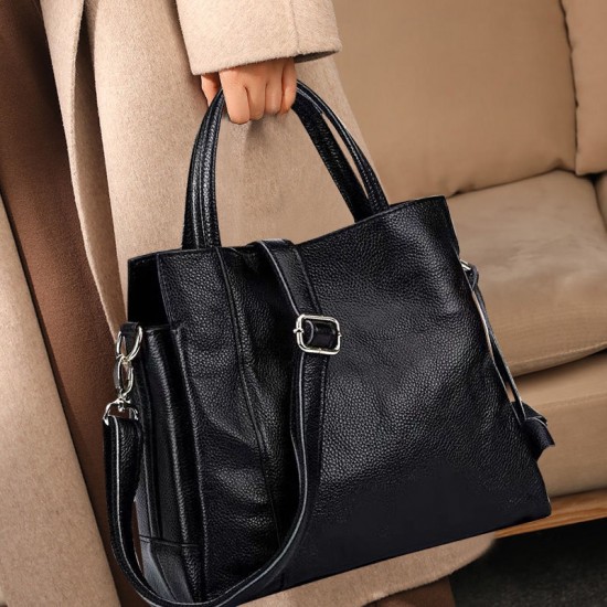 Qiandian 2025 New Fashion middle-aged women's handbag, genuine leather women's bag, small bag, single-shoulder bag, women's crossbody bag Qiandian 2025 New Fashion middle-aged women's handbag, genuine leather women's bag, small bag, single-shoulder bag, women's crossbody bag