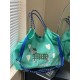 ball chain new dog towel embroidered shopping bag Fashionable and versatile single-shoulder crossbody tote bag women's bag