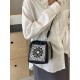 Summer new Chinese-style embroidered canvas bag, women's casual and versatile single-shoulder crossbody bag, commuting mobile phone bag Summer new Chinese-style embroidered canvas bag, women's casual and versatile single-shoulder crossbody bag, commuting mobile phone bag