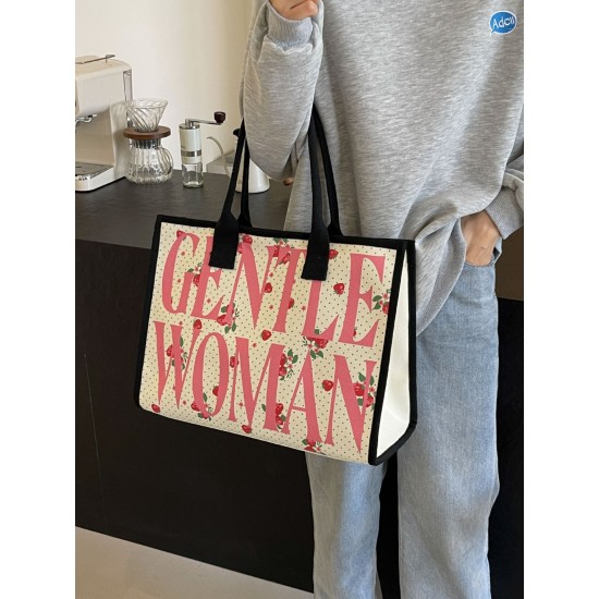 Gentle Woman single-shoulder tote bag, versatile large-capacity handbag, fashionable class commuting underarm bag Gentle Woman single-shoulder tote bag, versatile large-capacity handbag, fashionable class commuting underarm bag