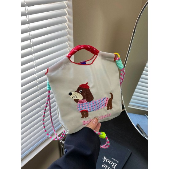 ballchain Dachshund new fashionable and versatile handbag, single-shoulder crossbody phone bag, children's bag for girls ballchain Dachshund new fashionable and versatile handbag, single-shoulder crossbody phone bag, children's bag for girls