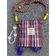 The 2025 summer new single-shoulder crossbody small square bag is a versatile color-blocking checkered tassel women's casual mobile phone bag The 2025 summer new single-shoulder crossbody small square bag is a versatile color-blocking checkered tassel women's casual mobile phone bag